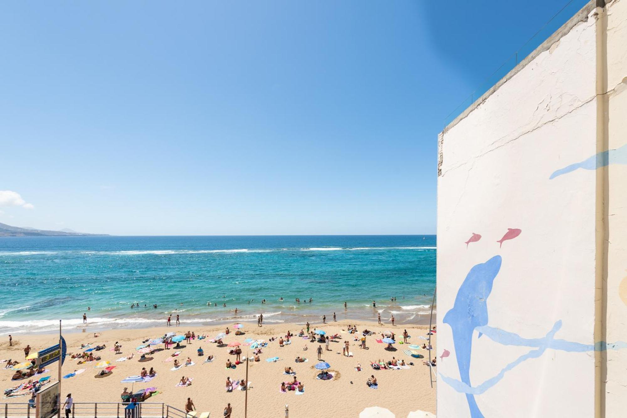 Front Line With Nice Terrace By Canariasgetaway Las Palmas de Gran Canaria Exterior foto